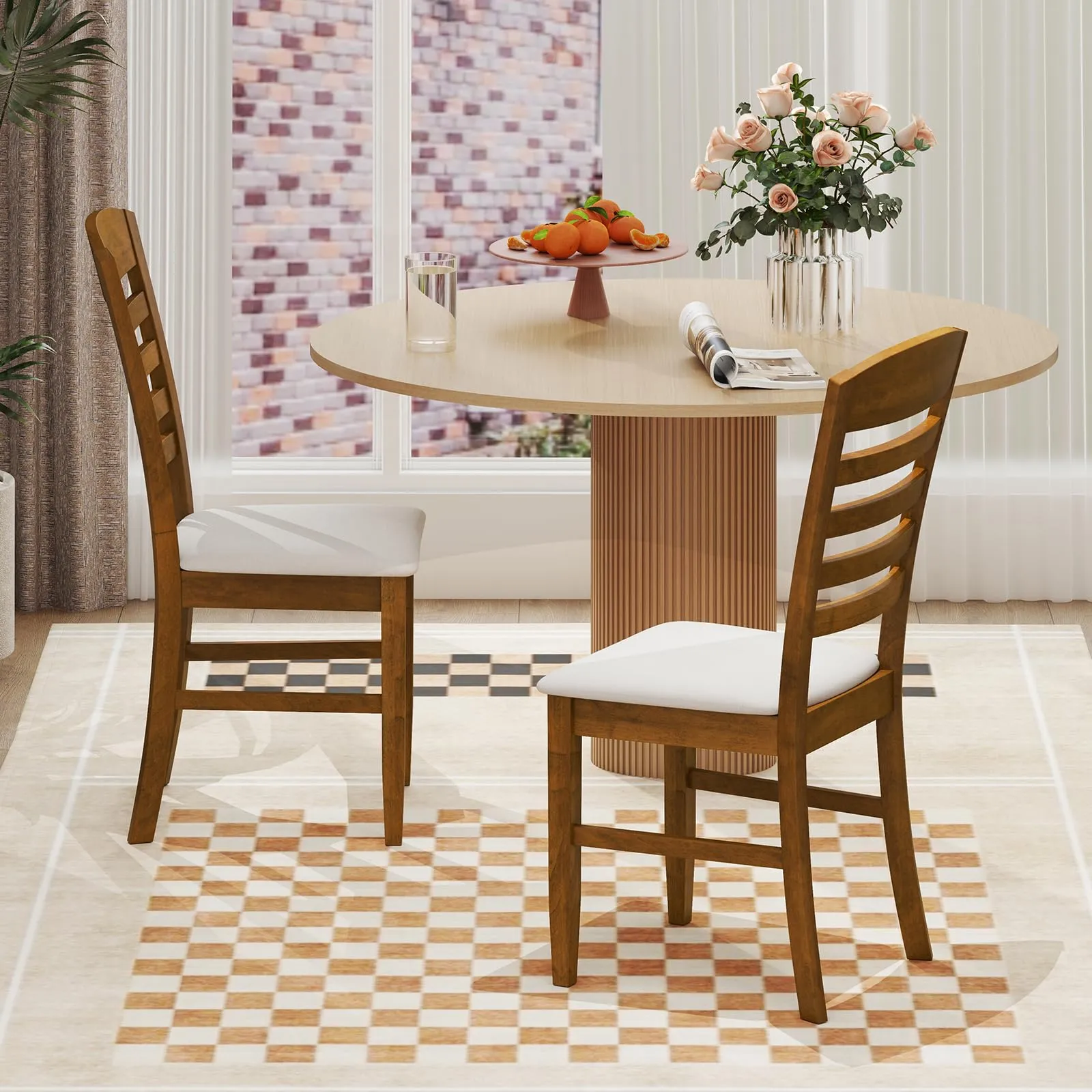 Giantex Wooden Dining Chairs Set