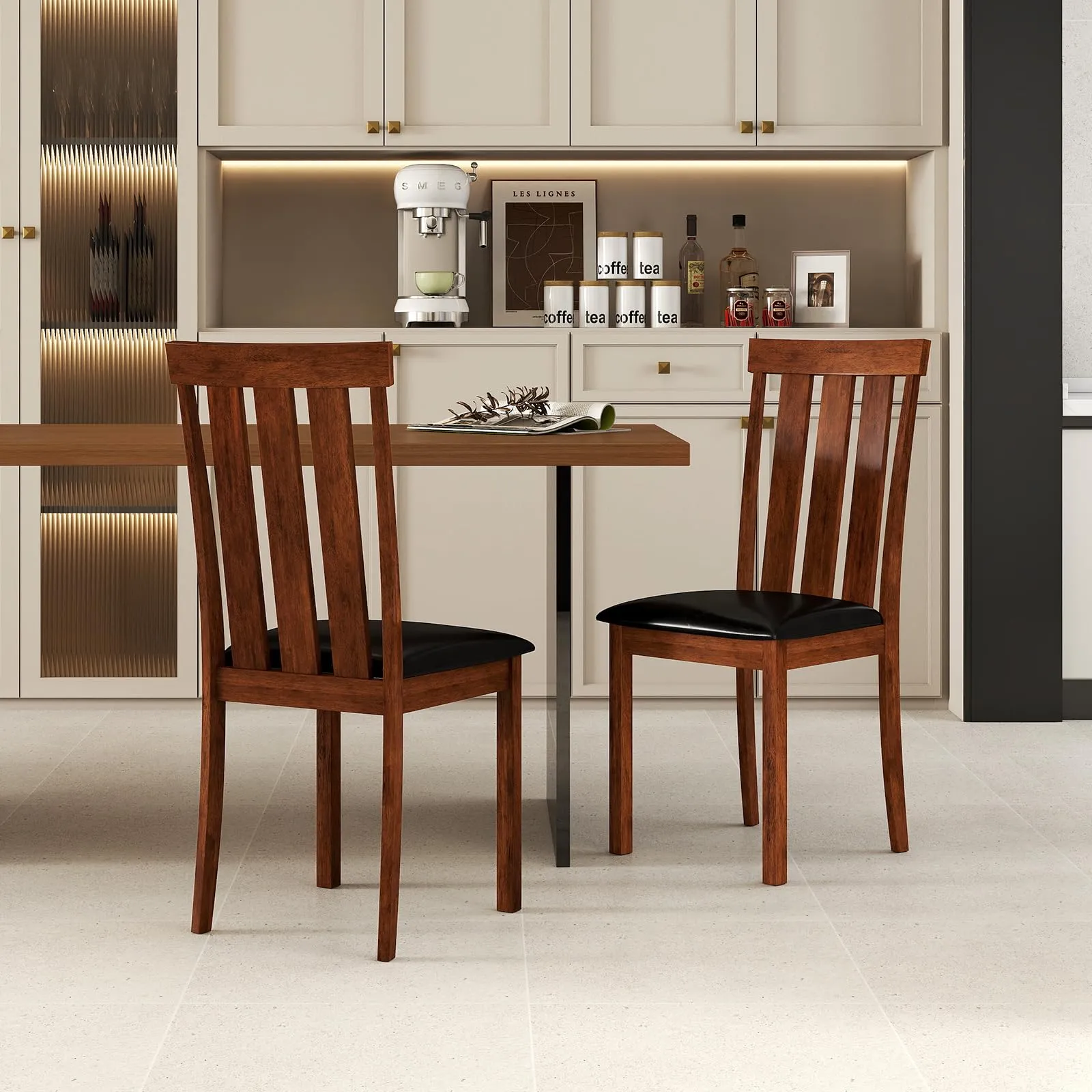 Giantex Wooden Dining Chairs Set