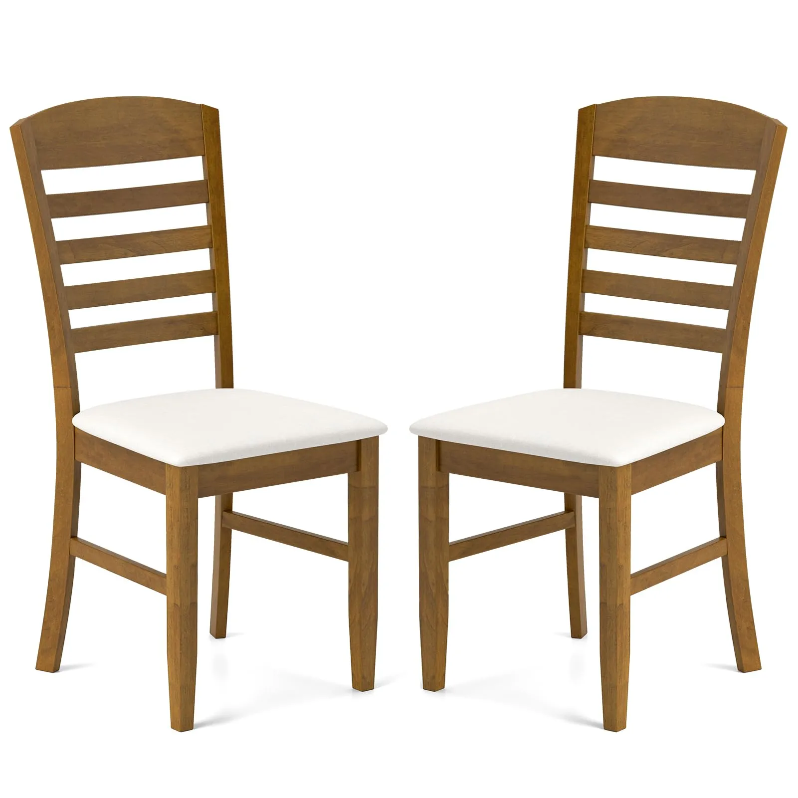Giantex Wooden Dining Chairs Set tablecloth, dining table