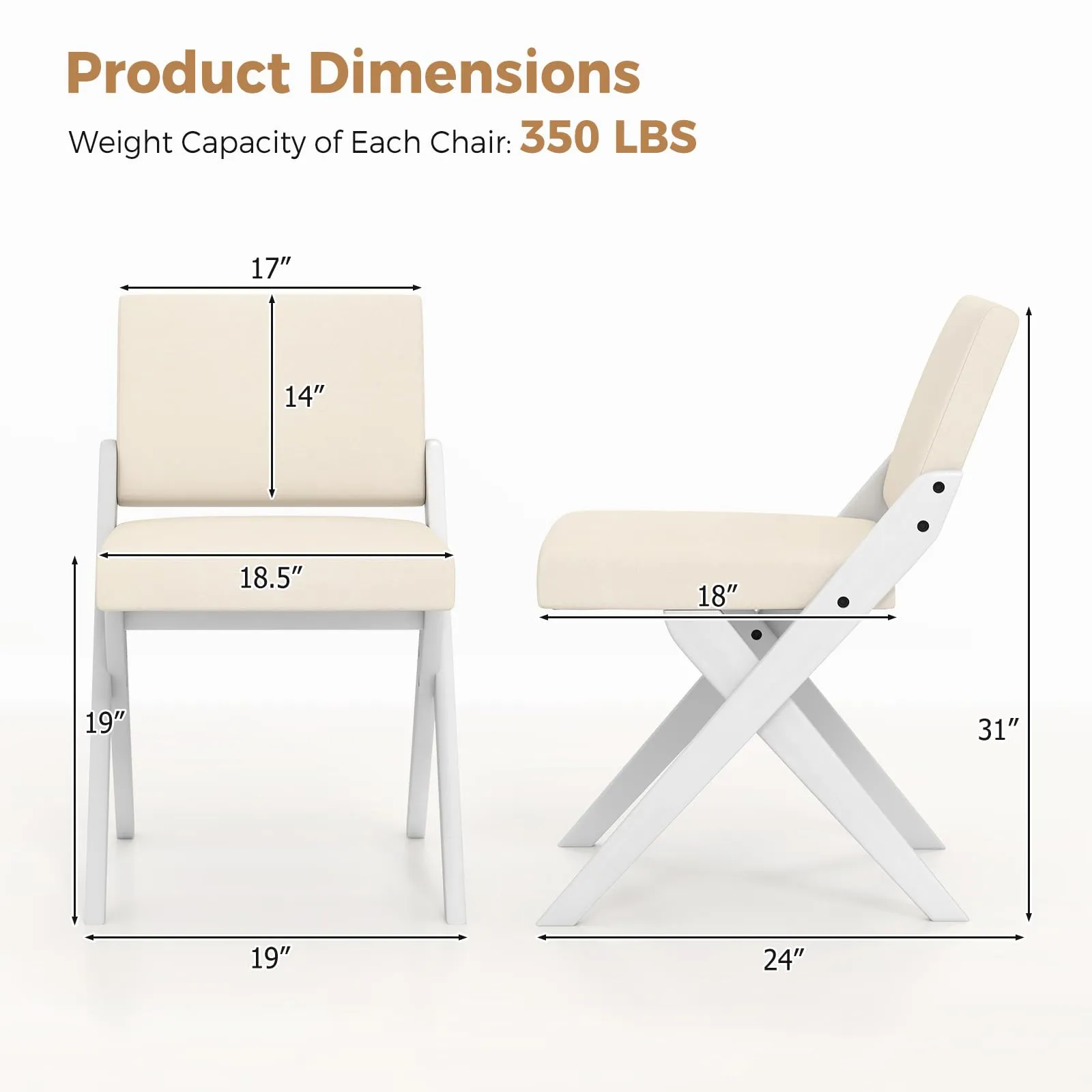 Giantex Wooden Dining Chairs