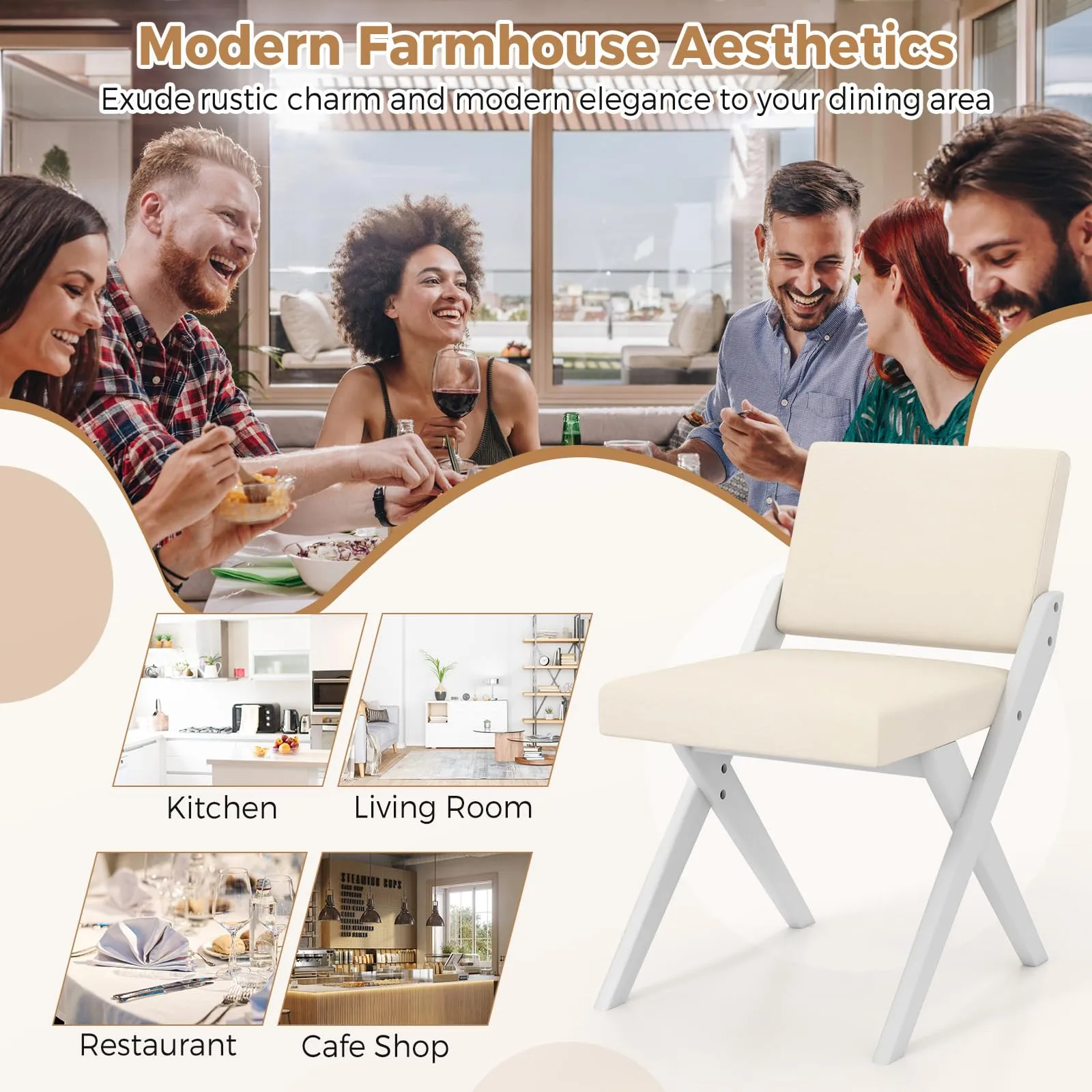 Giantex Wooden Dining Chairs