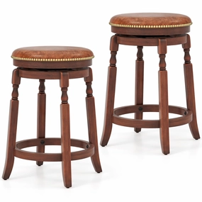 Giantex 24" /29.5" Swivel Bar Stools kitchen barstool, adjustable bar stool