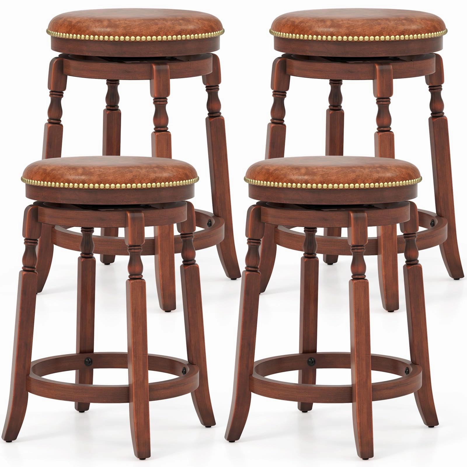 Giantex 24" /29.5" Swivel Bar Stools