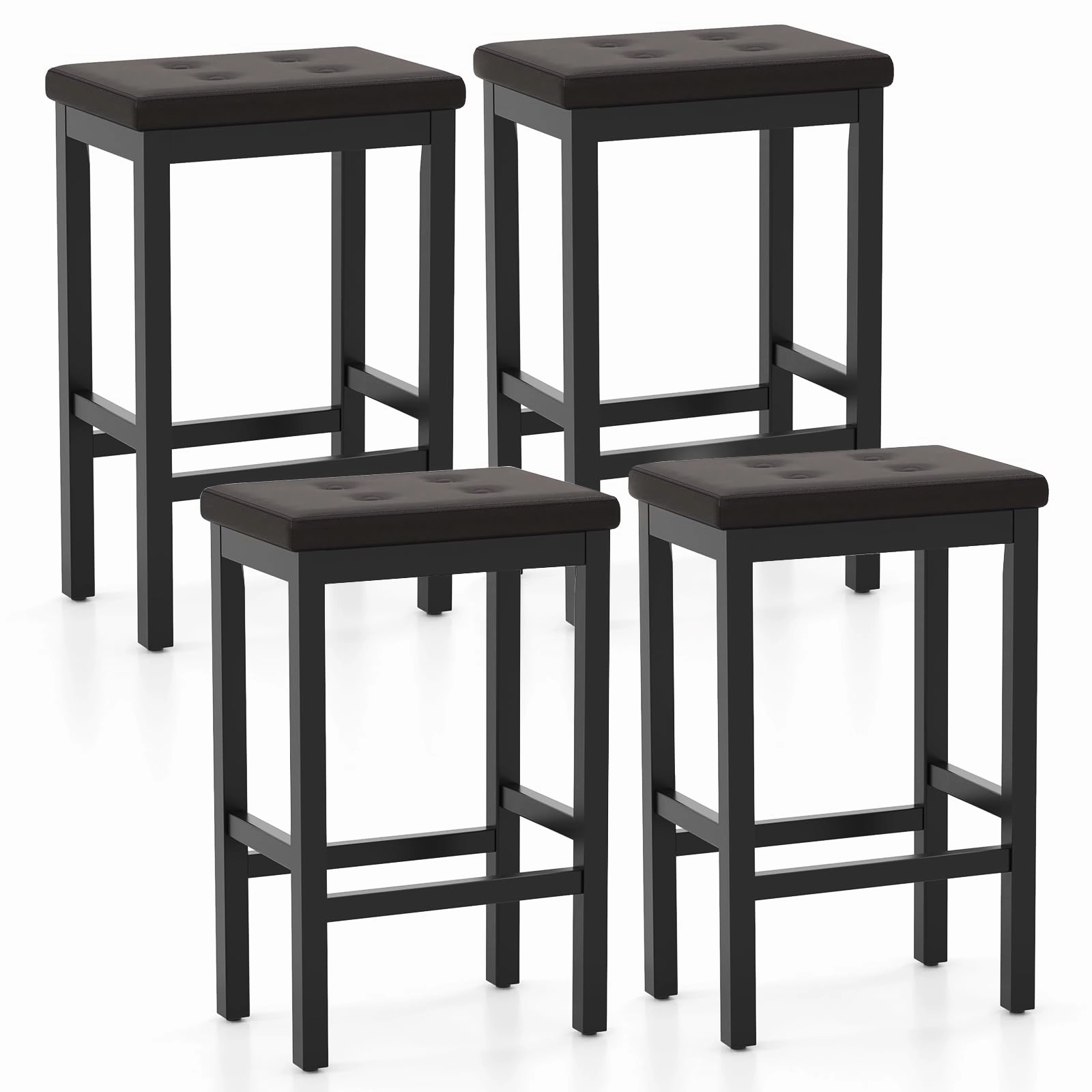 Giantex 24" Bar Stools Set kitchen barstool, adjustable bar stool