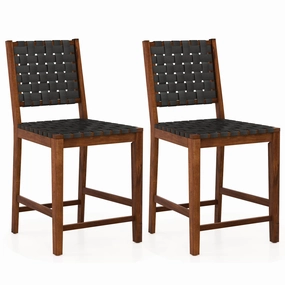 Giantex 24" Counter Height Bar Stools Set of 2 kitchen barstool, adjustable bar stool