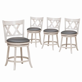 Giantex 25.5" Bar Stools Set kitchen barstool, adjustable bar stool