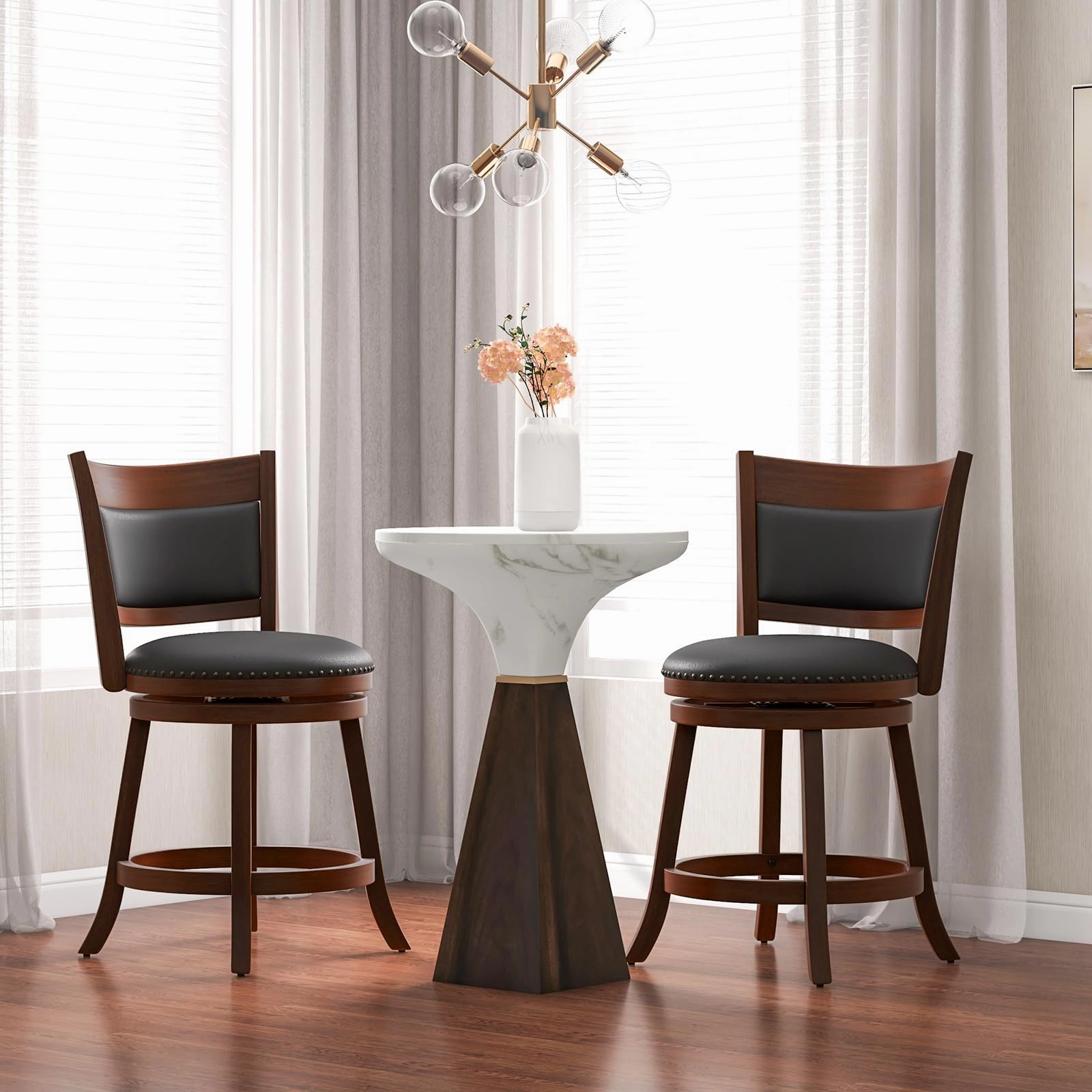 Giantex 25" Bar Stools Set of 4