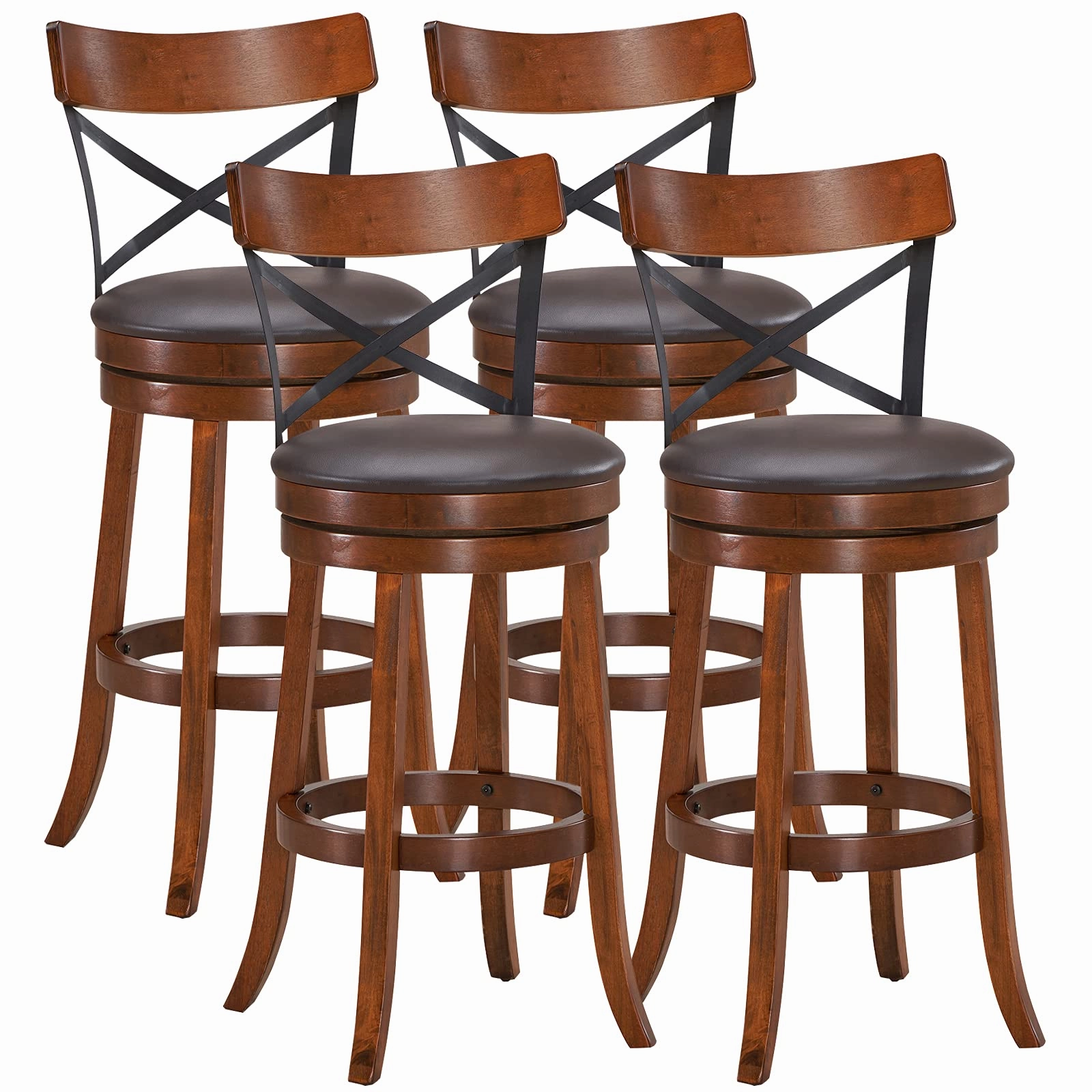 Giantex 25Height Kitchen Counter Bar Stools for Kitchen Island, Pub, and Restaurant
