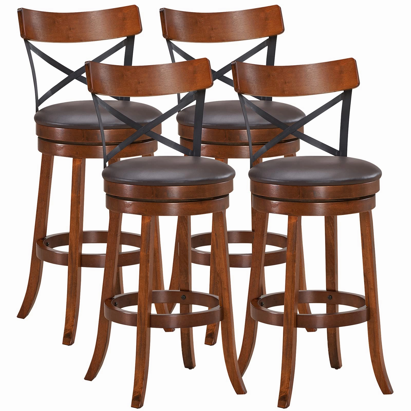 Giantex 25Height Kitchen Counter Bar Stools for Kitchen Island, Pub, and Restaurant