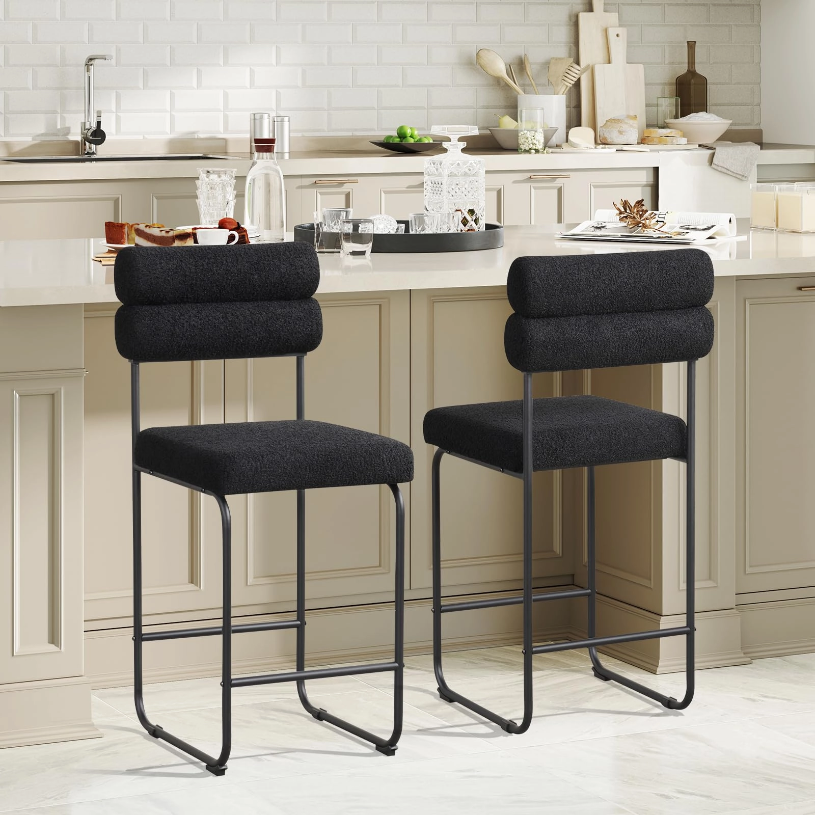 Giantex 26" Counter Height Bar Stools Set of 2/4