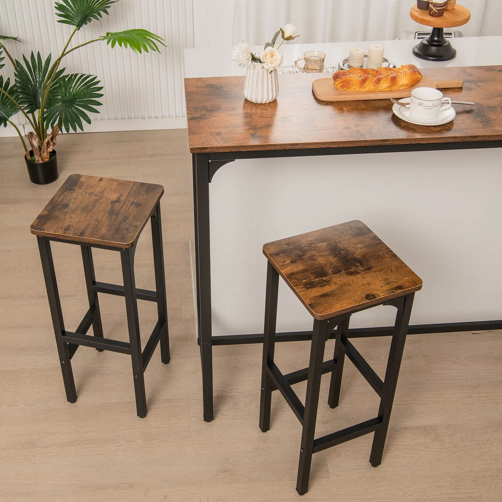 Giantex 28" Counter Height Bar Stools Set of 4
