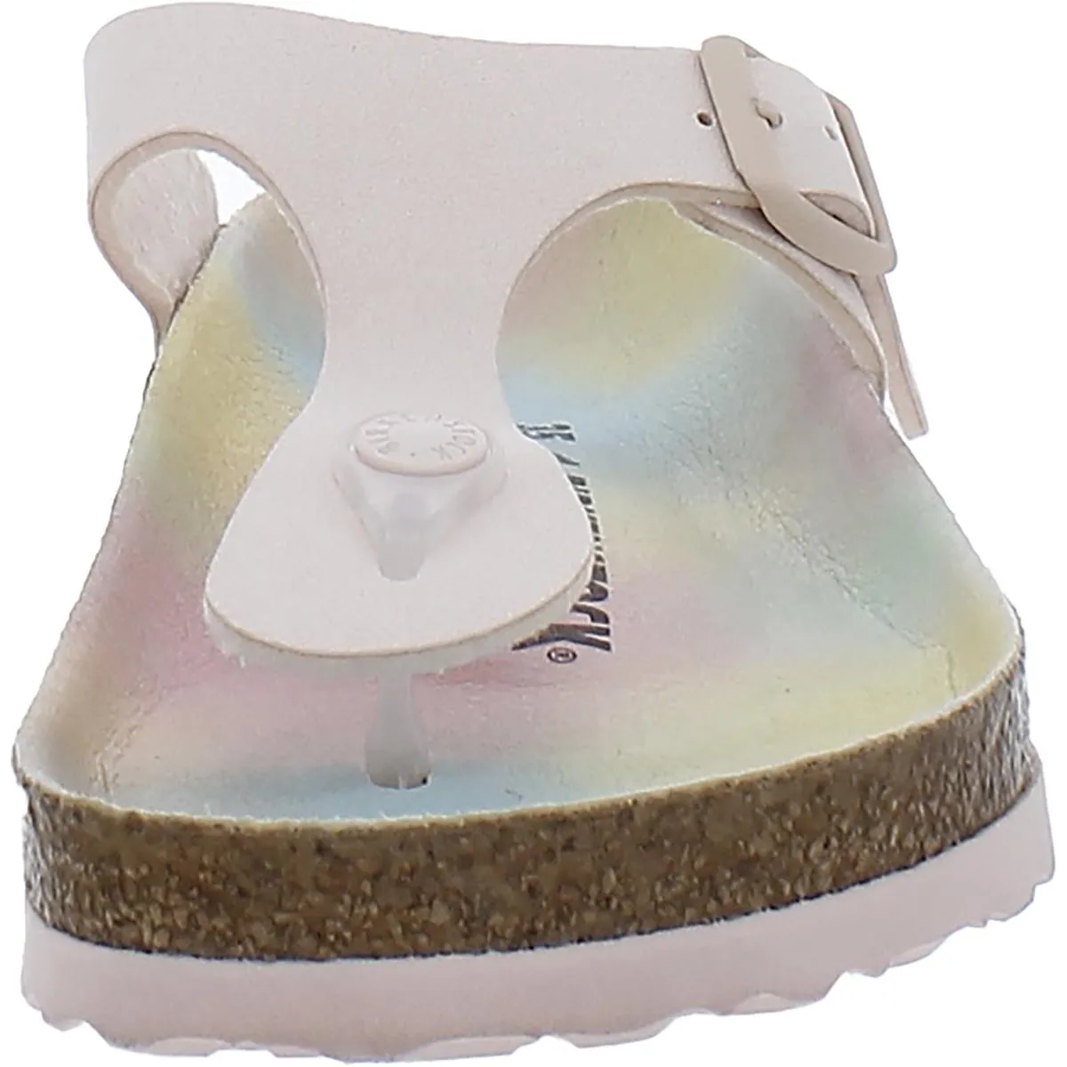 Gizeh BS Womens Faux Leather Slide T-Strap Sandals