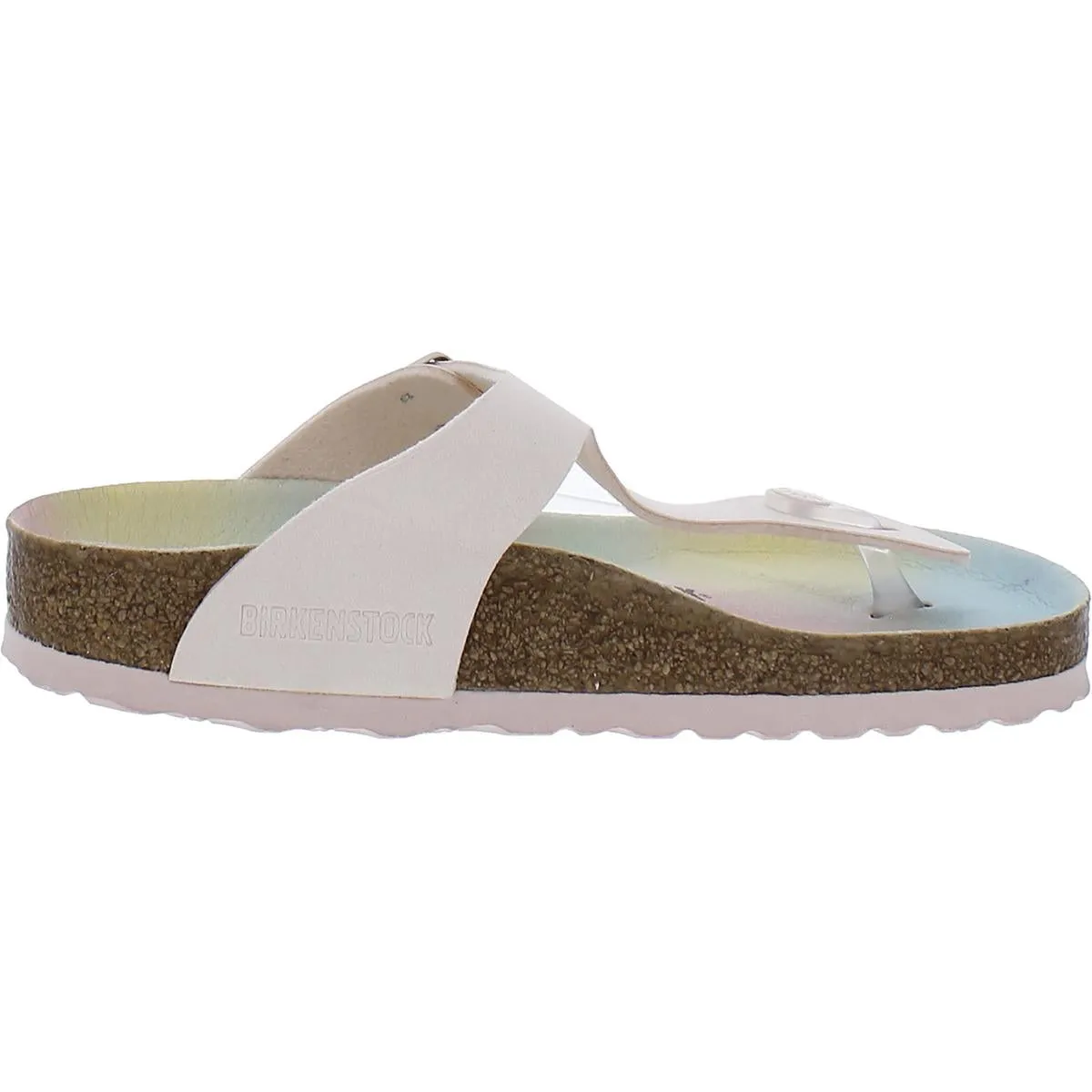 Gizeh BS Womens Faux Leather Slide T-Strap Sandals
