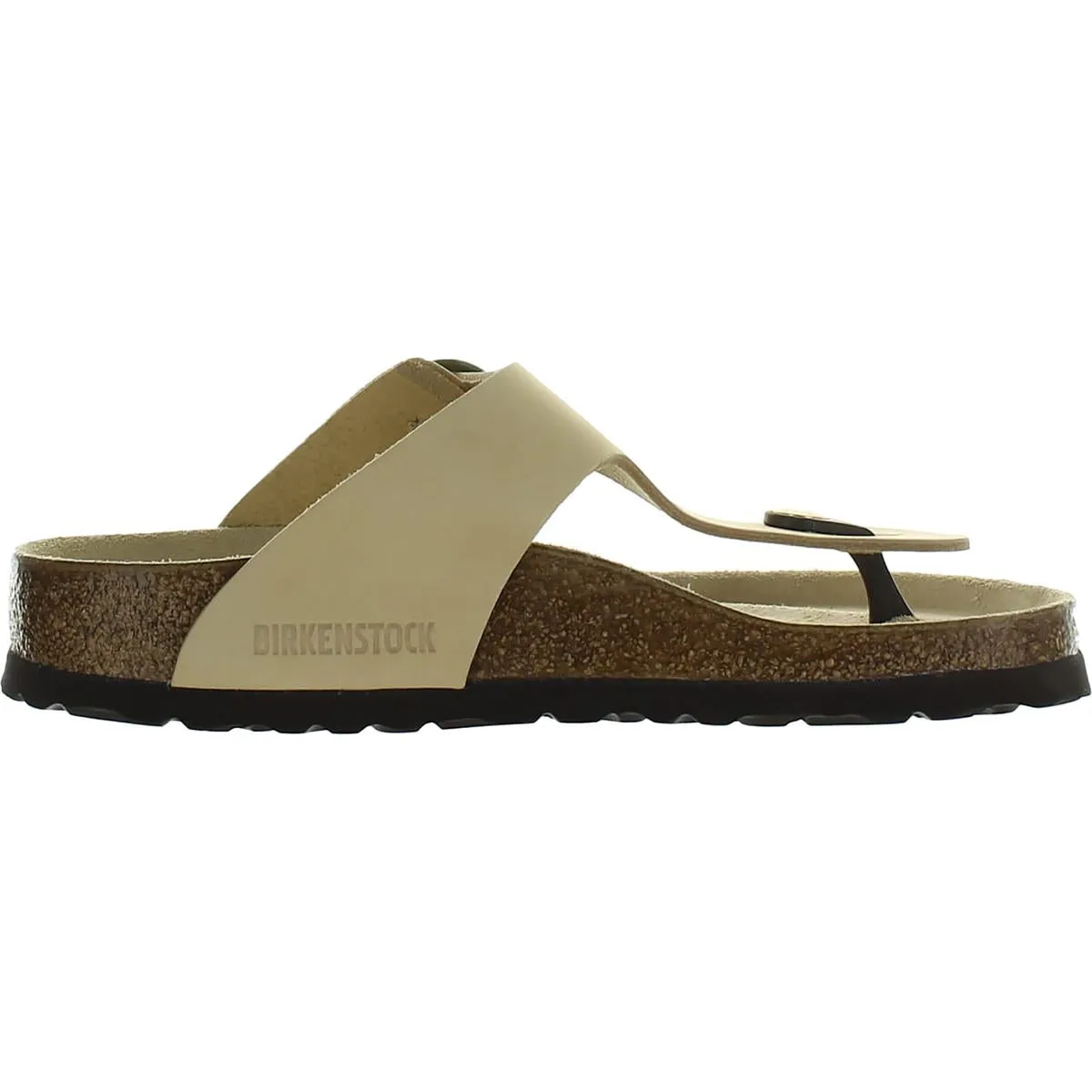 Gizeh Womens Leather Slide Thong Sandals