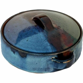 Glazed Stoneware Casserole Dish - 2 Sizes baking dish, nonstick cookware