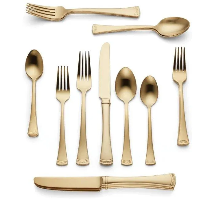 Gold 5-pc Flatware Set