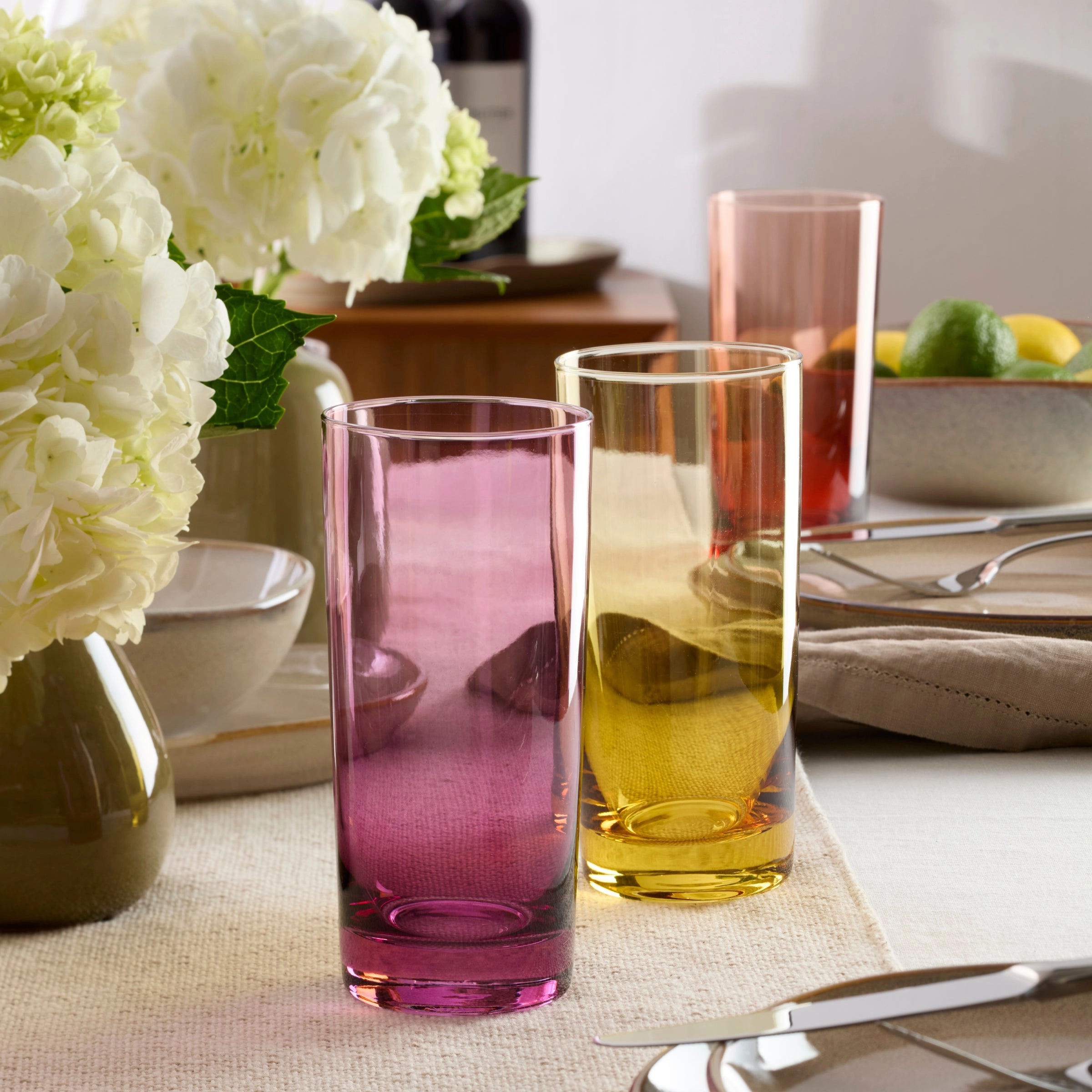 Golden Hour Highball Glasses - Set Of 4