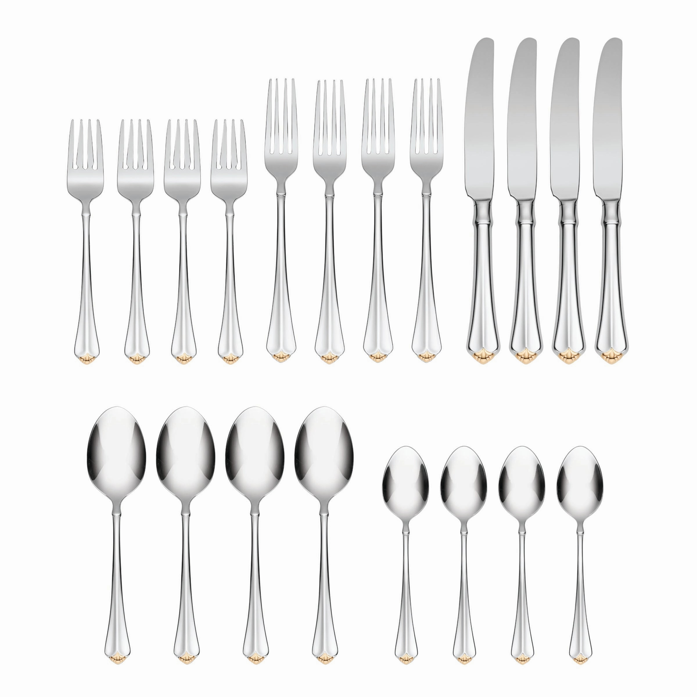 Golden Juilliard 20 Piece Flatware Set