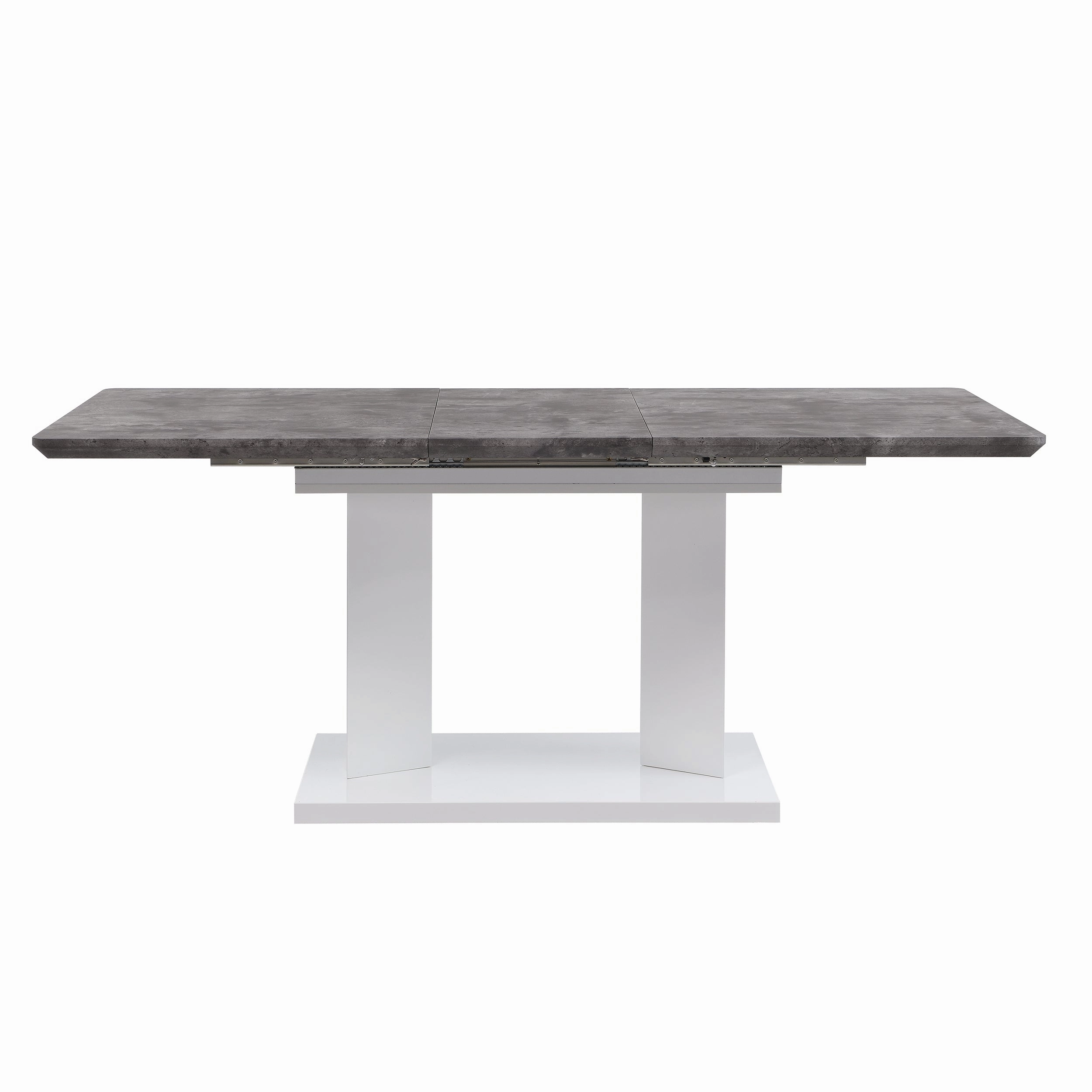 Goswell Concrete Effect Extending Dining Table 6 to 8 Seater
