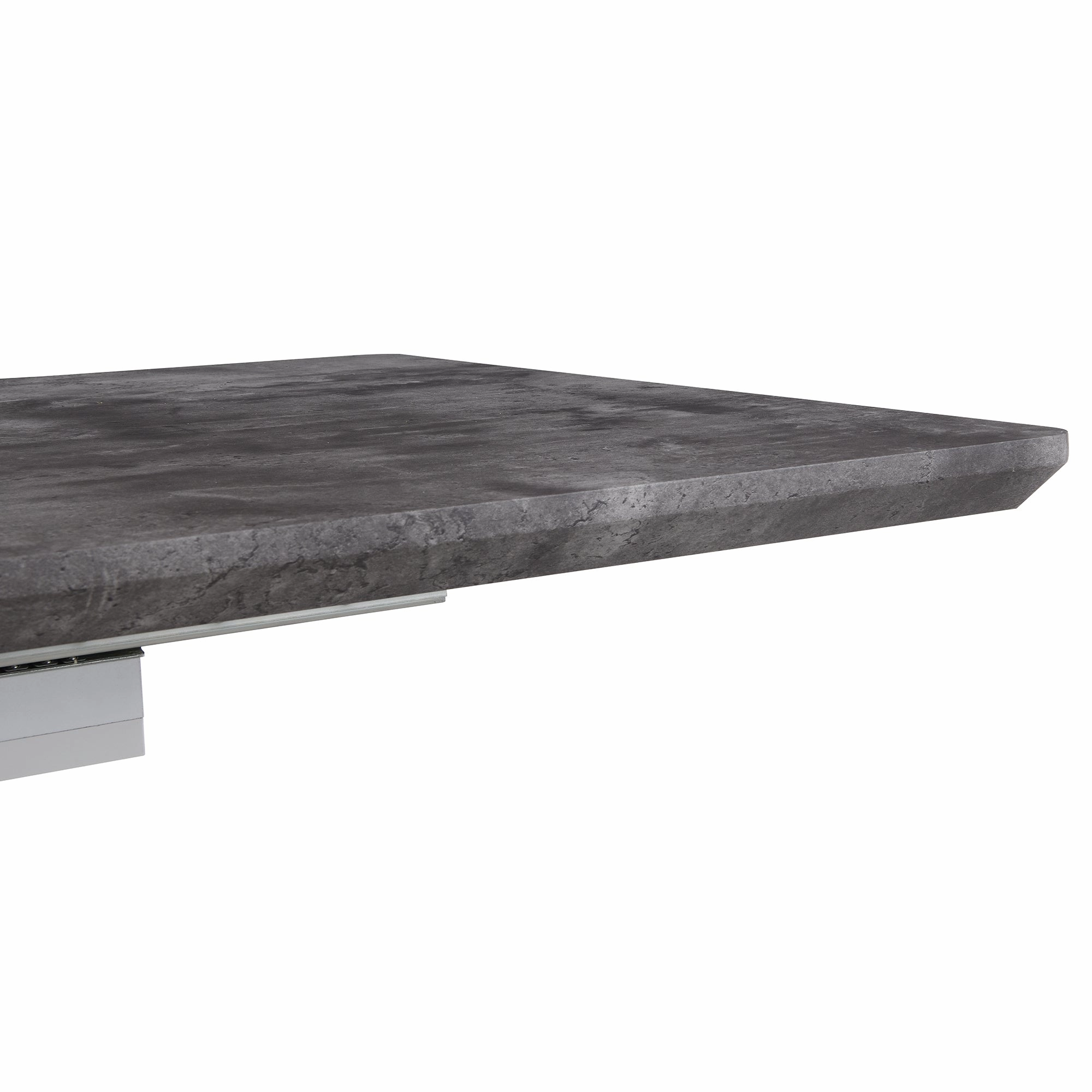 Goswell Concrete Effect Extending Dining Table 6 to 8 Seater