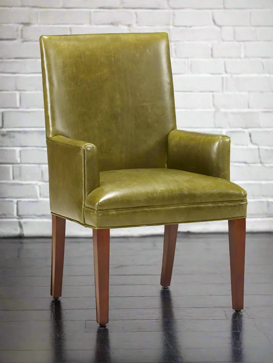 Gourmet Marsh Leather Dining Chair gaming chair, computer chair