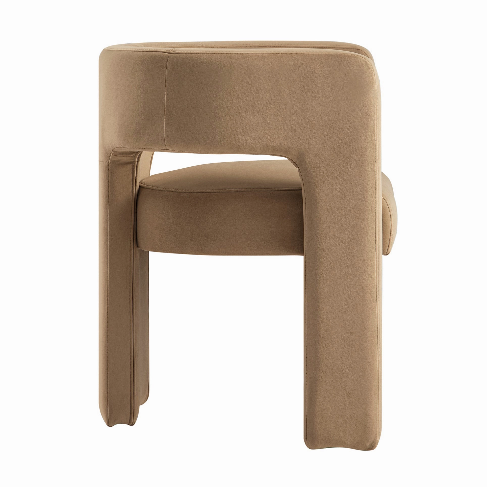 Greenwich Camel Velvet Dining Chair
