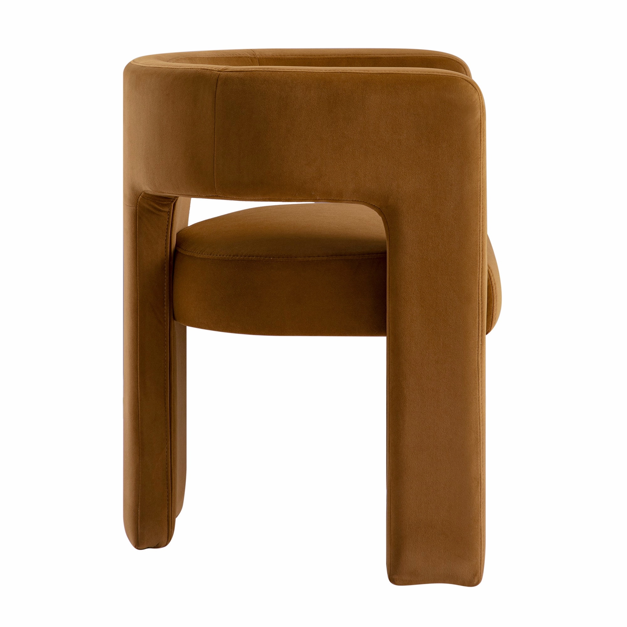 Greenwich Cinnamon Velvet Dining Chair