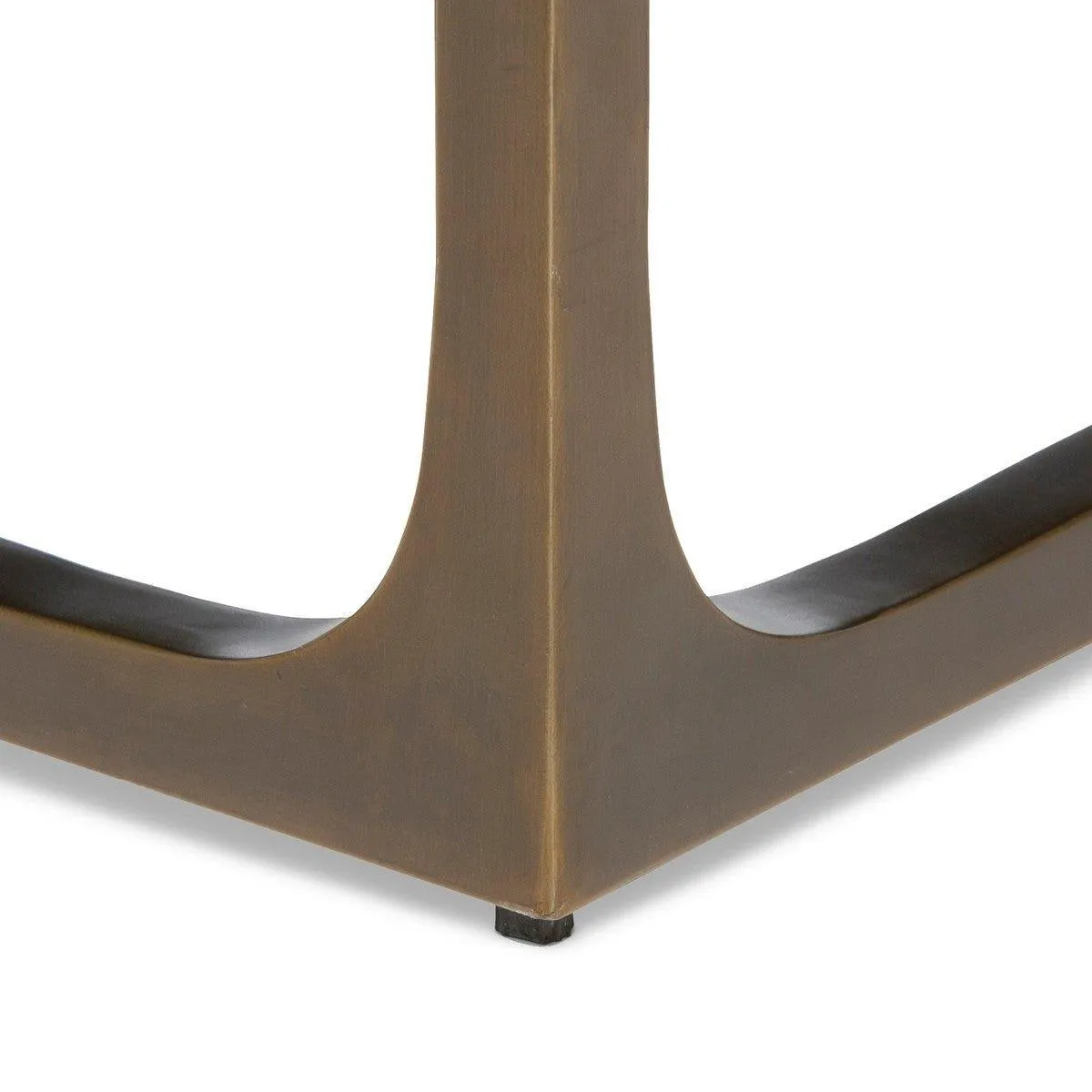 Grey Cowhide Square Ottoman