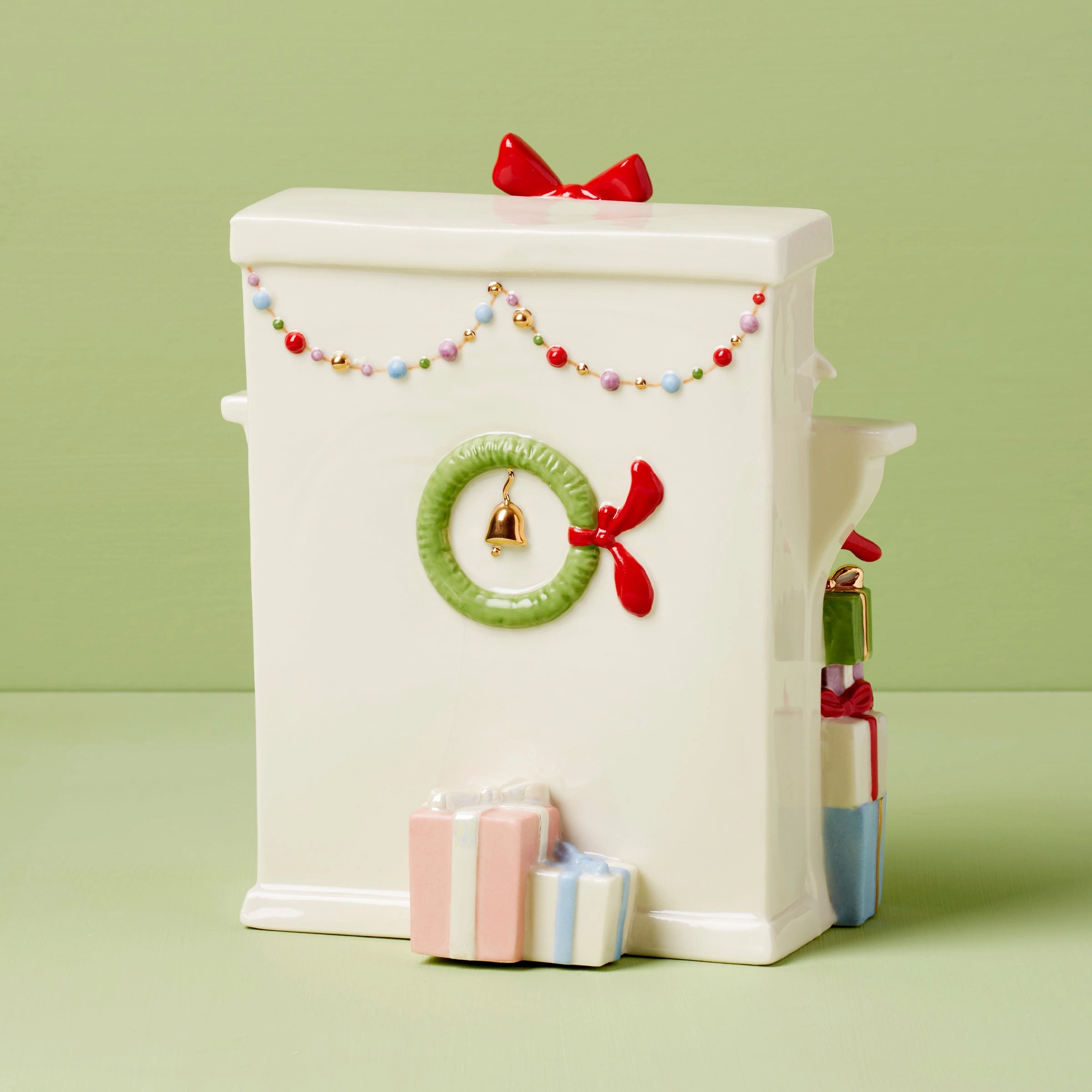 Grinch Stealing Stockings Figurine