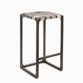 Gris Grey Cowhide Barstool glassware set, wine glass