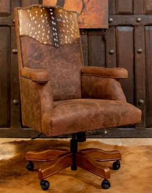 Hair on Axis Hide & Leather Office Chair gaming chair, computer chair