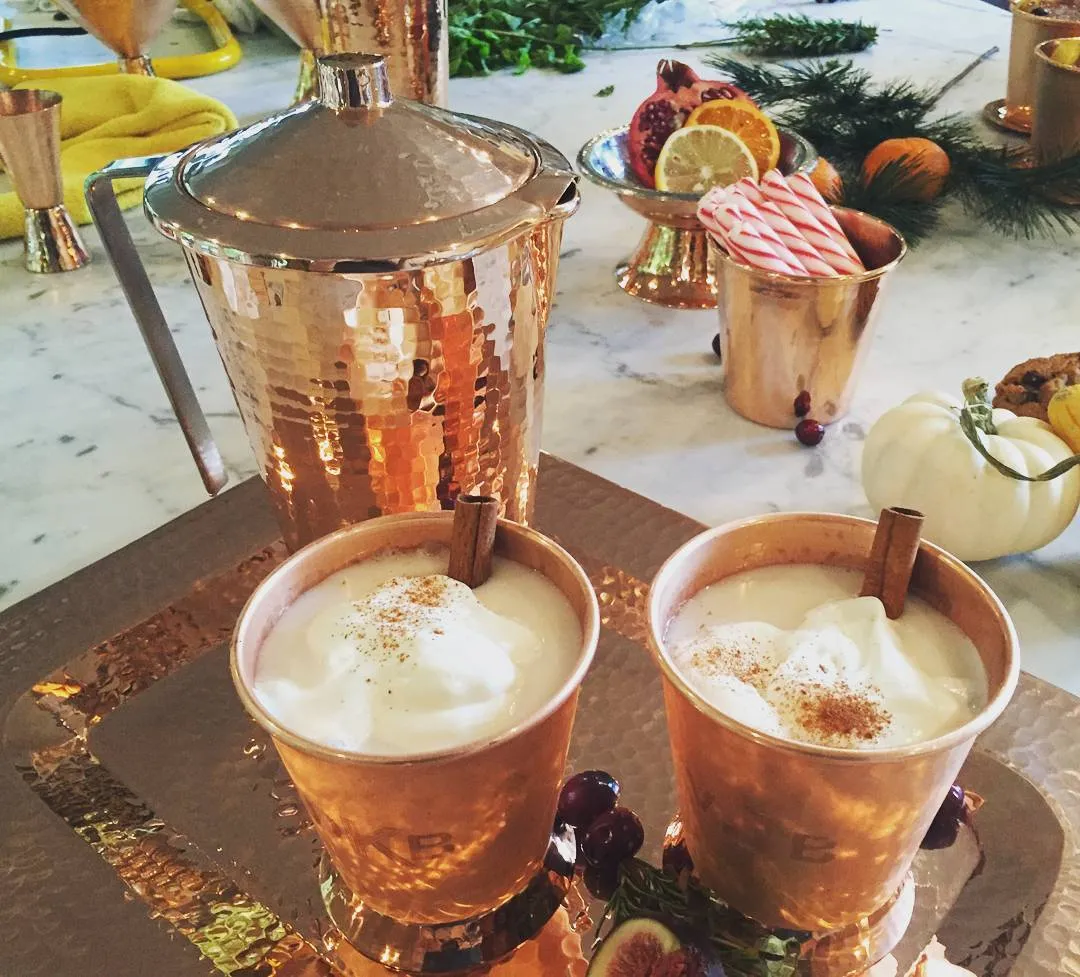 Hammered Copper Cocktail Cups - 2 Sizes