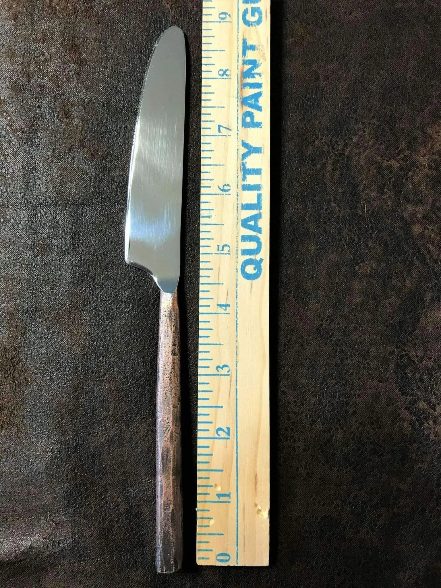 Hammered Copper Handled Flatware Set
