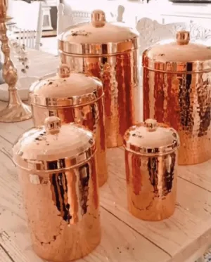 Hammered Copper Kitchen Canisters kitchen utensils, spatula set