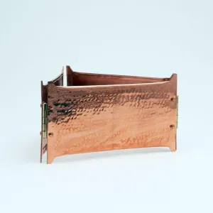 Hammered Copper Triangle Stand toilet seat cover, slow close seat
