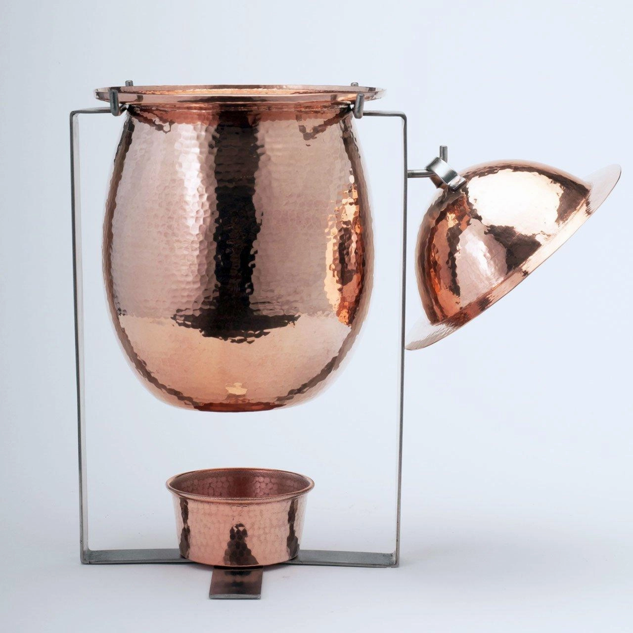 Hammered Copper Soup Tureens