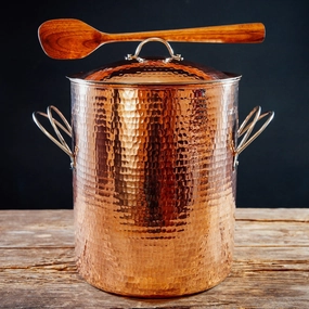 Hammered Copper Stock Pots baking dish, nonstick cookware