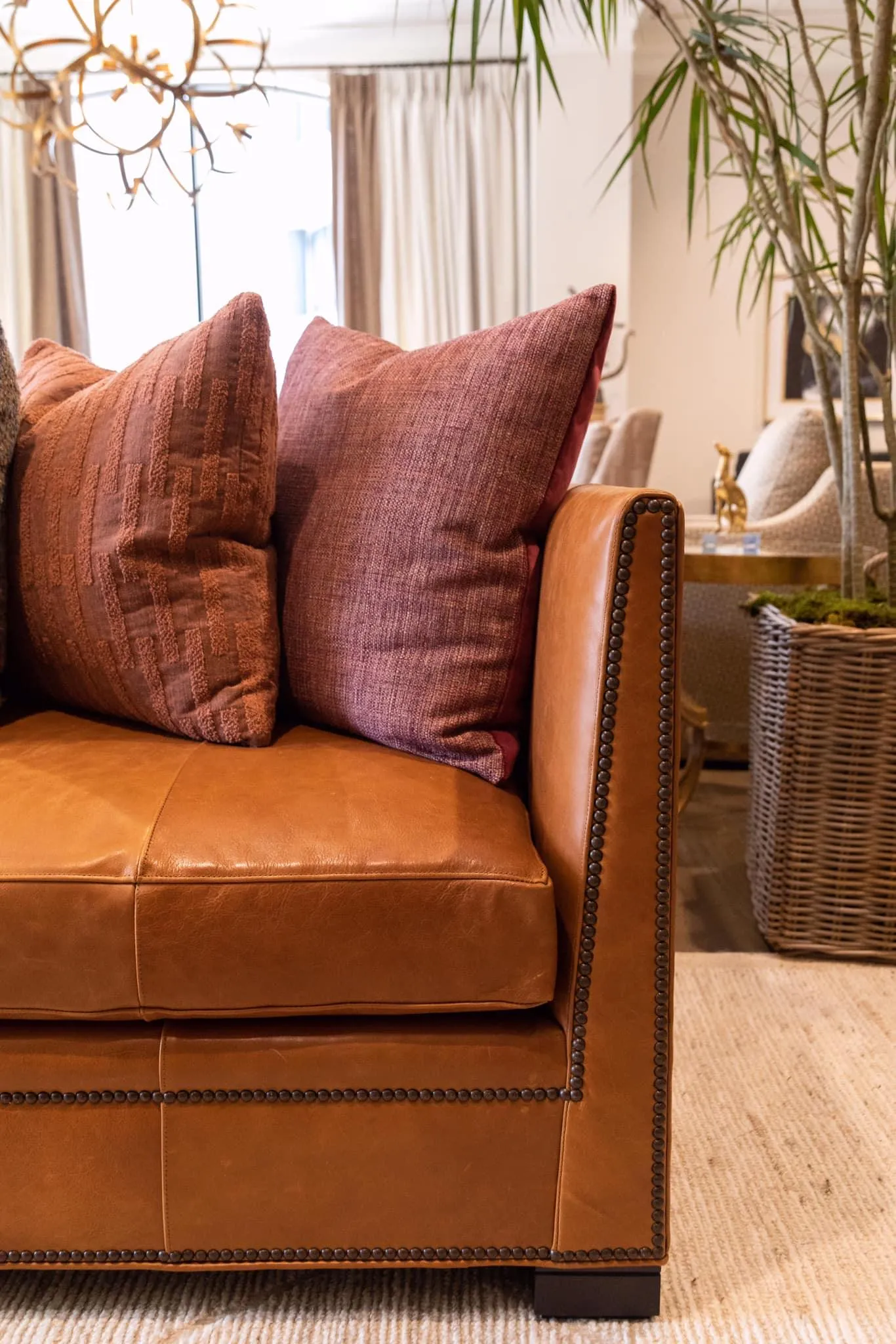 Hampton Manor Luxury Leather Sofa