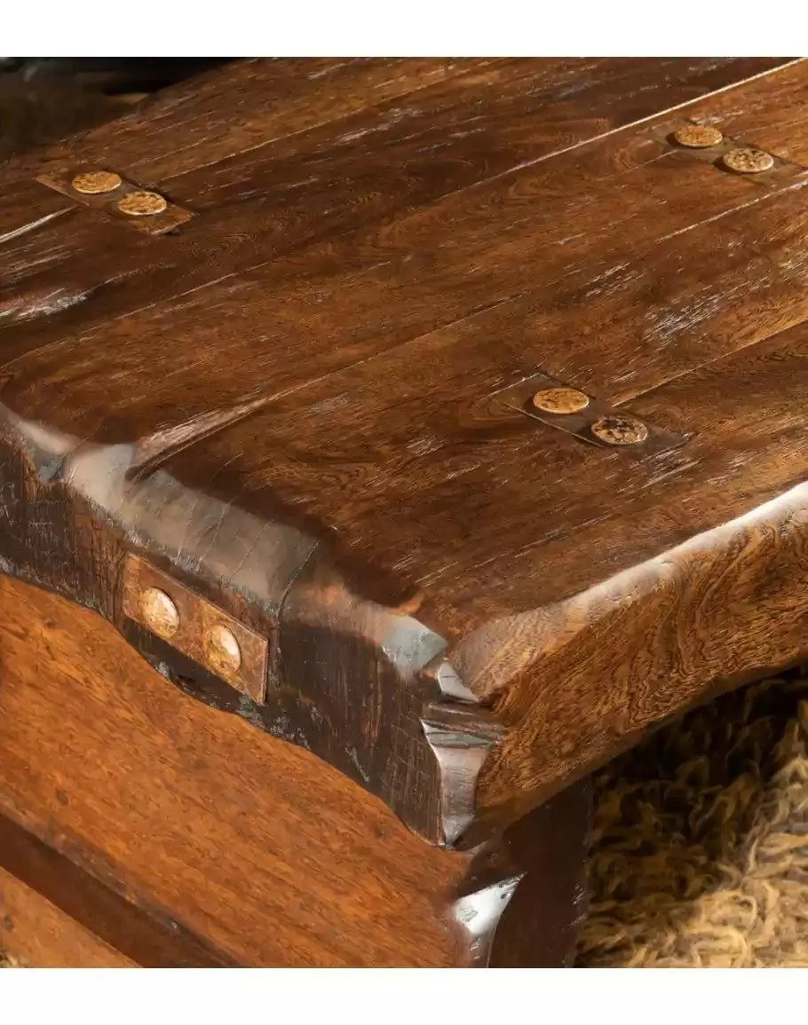 Hand Scraped Rosewood Coffee Table