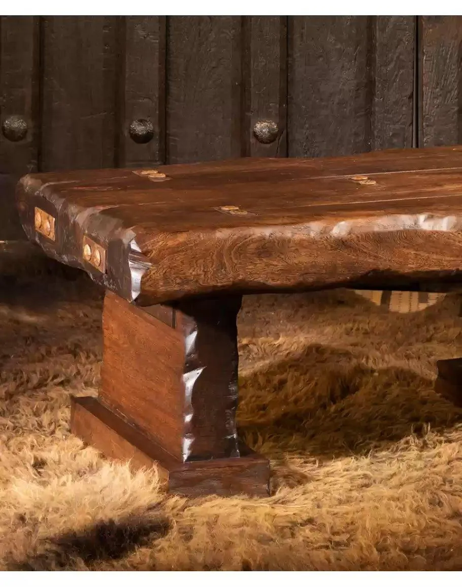 Hand Scraped Rosewood Coffee Table