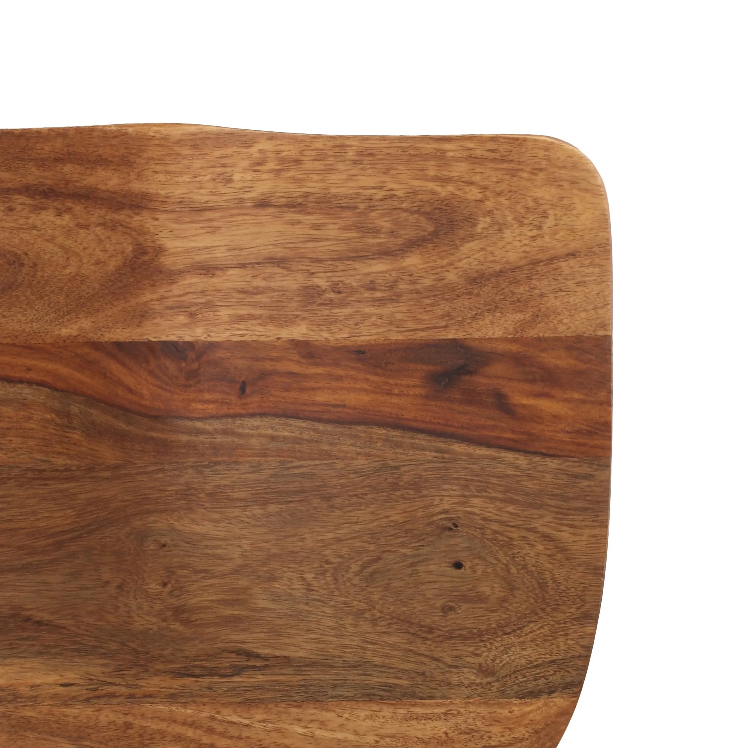 Handcrafted Modern Industrial Wood Bar Stools (Set of 2) - NH055313
