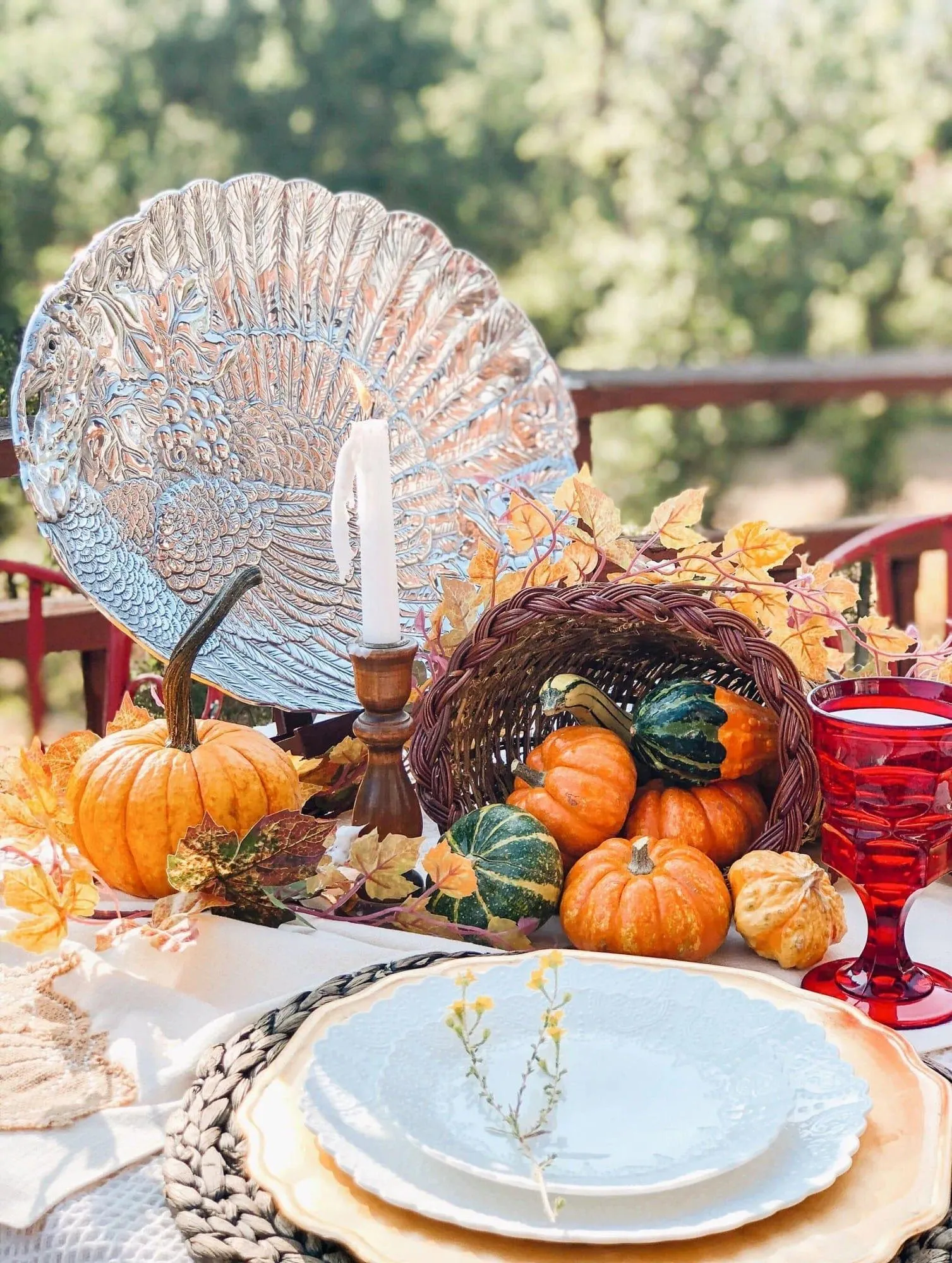 Handmade Aluminum Oval Turkey Platter
