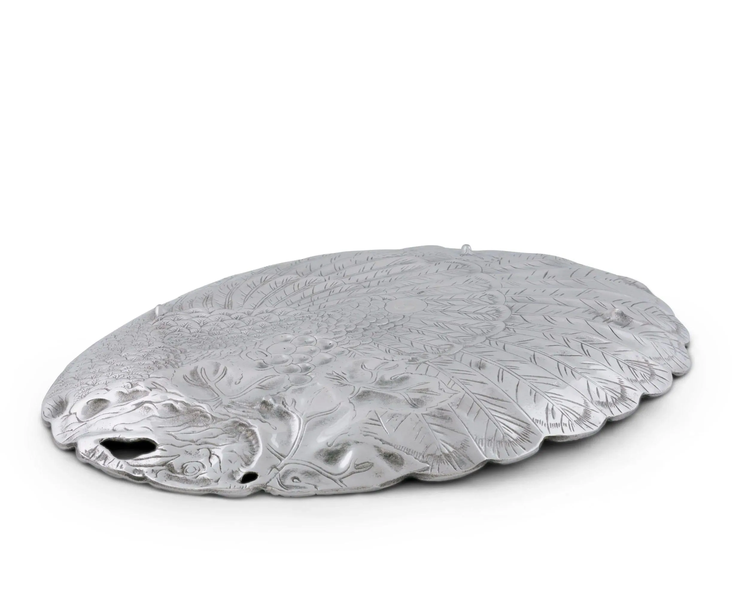 Handmade Aluminum Oval Turkey Platter