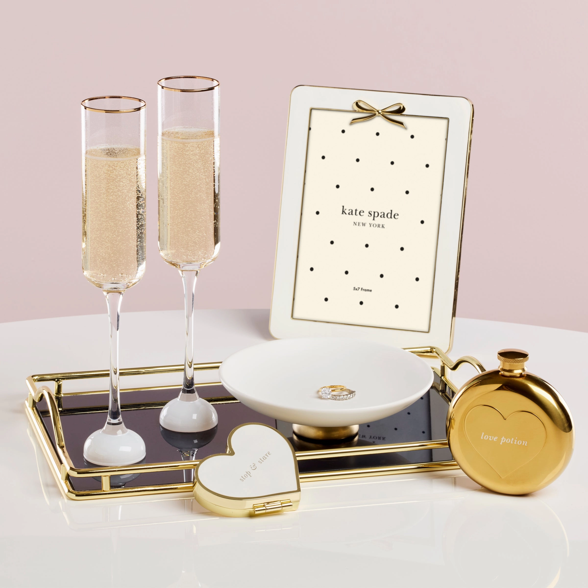 Happily Ever After Toasting Flutes - Set Of 2