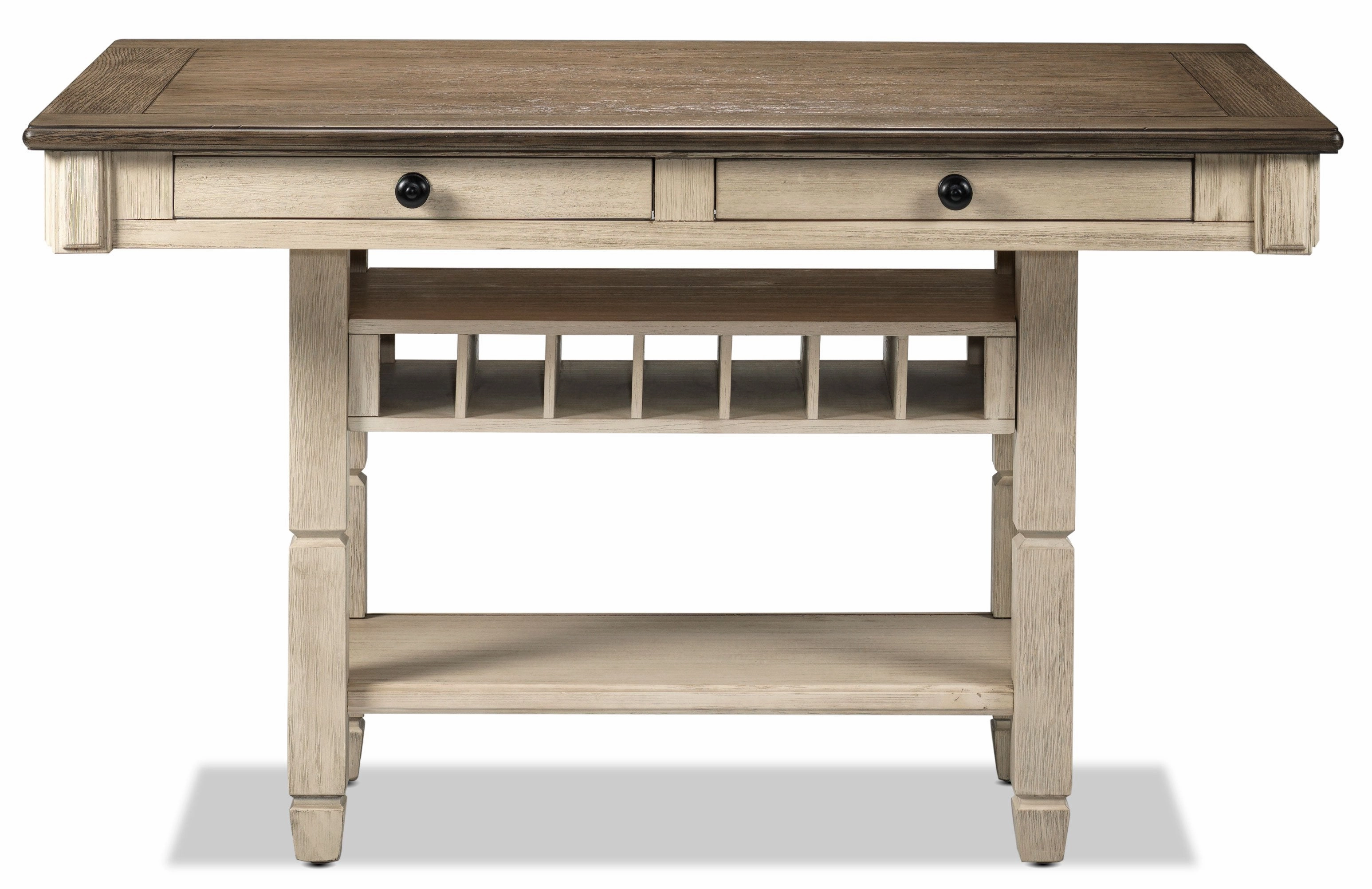 Harold Counter Height Dining Table - Antique White