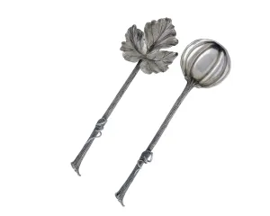 Harvest Vine Pewter Salad Server Set toilet seat cover, slow close seat
