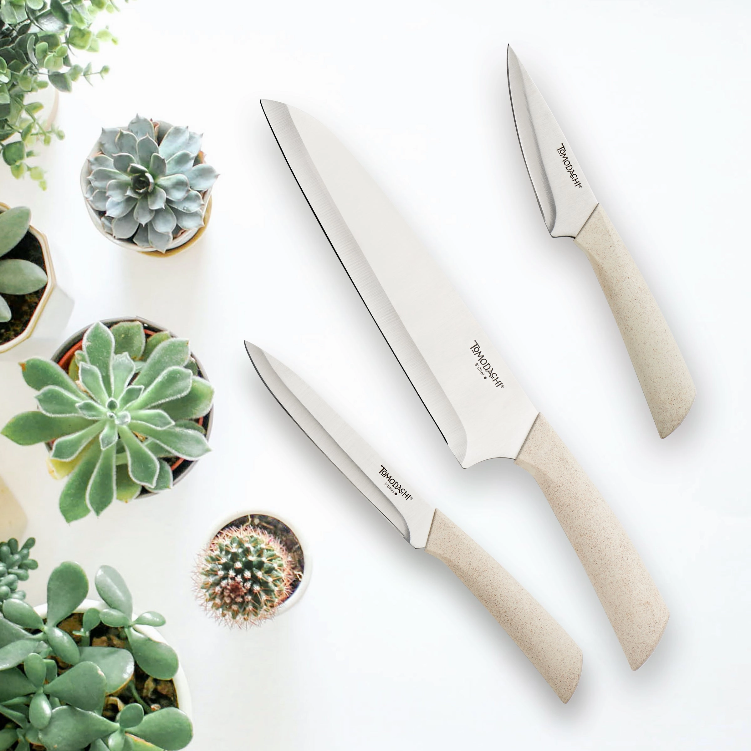 Harvest 3 Piece Cutlery with Blade Guards