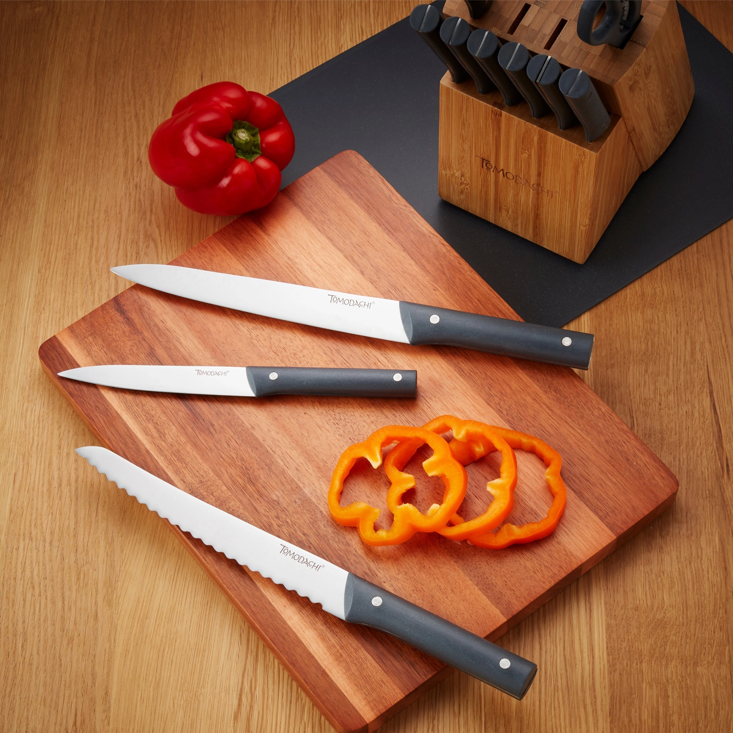 Harvest Slate 15 Piece Cutlery Block Set