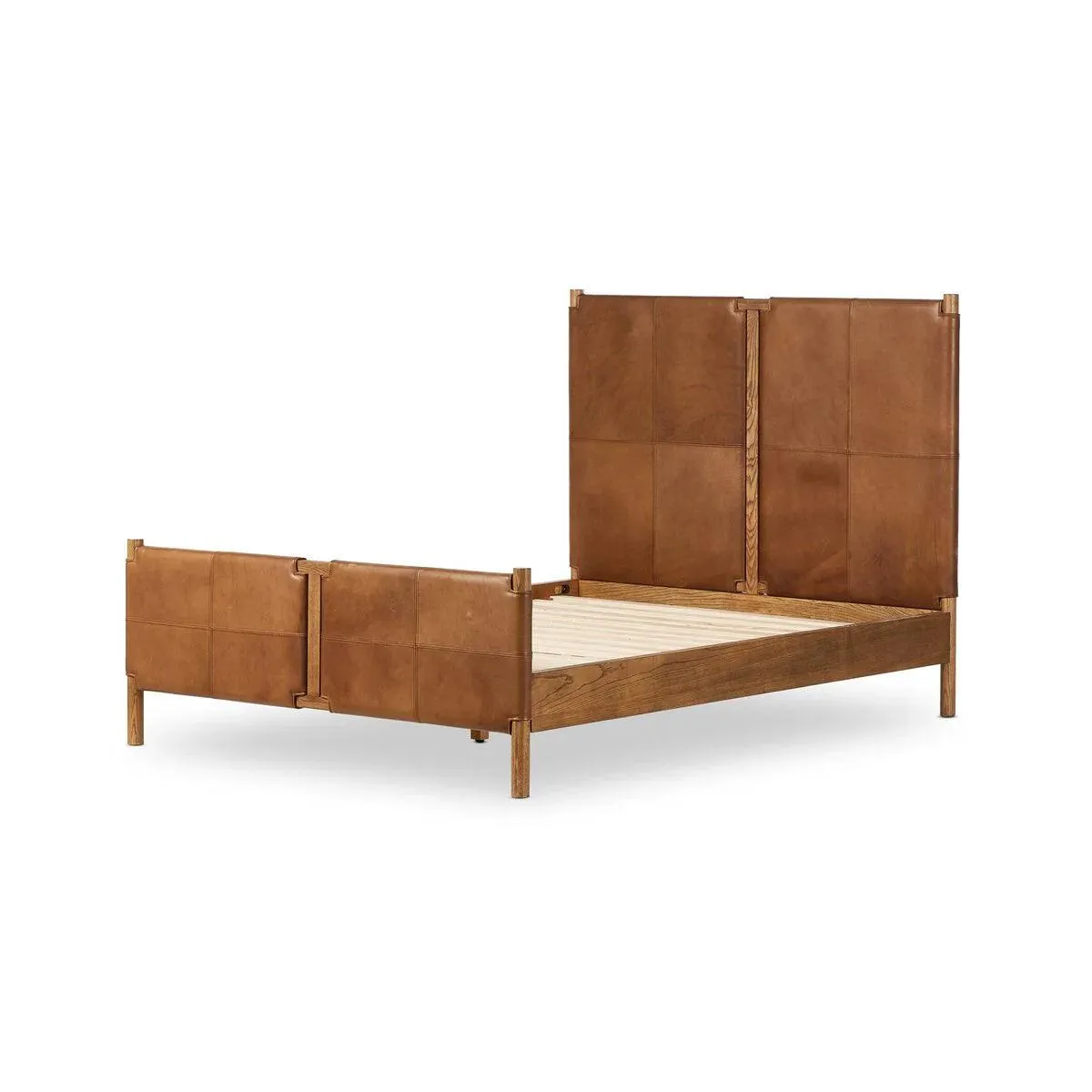Heirloom Sienna Leather Bed