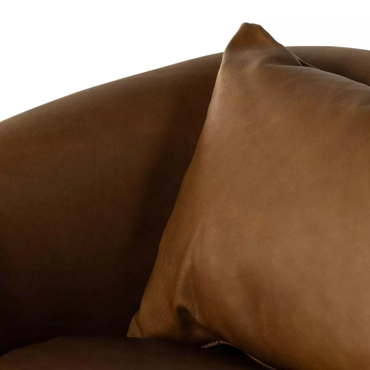 Heirloom Sienna Leather Swivel Chair